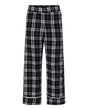 Boxercraft Youth Wide Cuff Flannel Pants. BY6603 - Black/ White Plaid