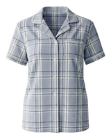 Boxercraft Women's Boxy Flannel Shirt. BW7101 - Oxford Carnegie Plaid
