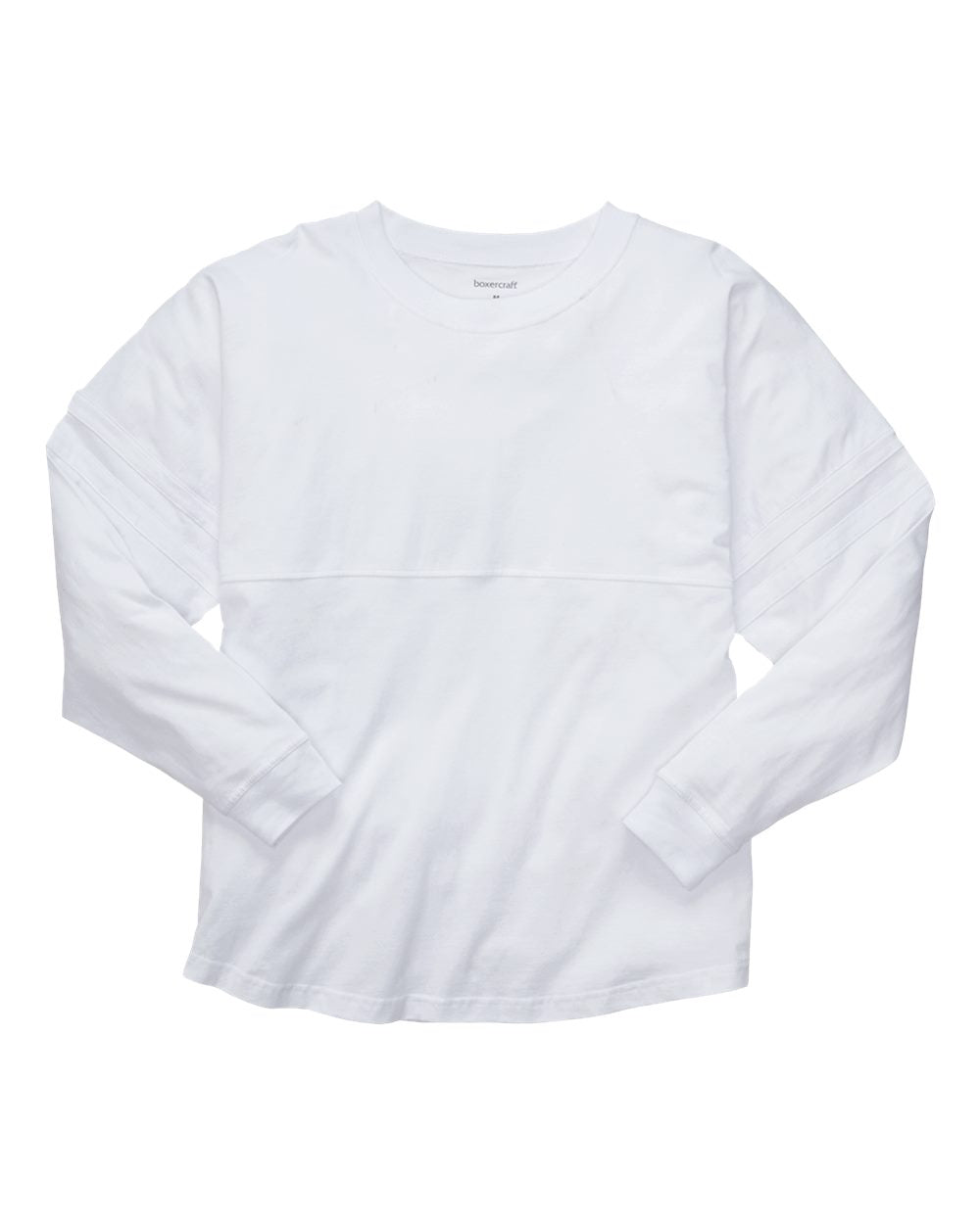 Boxercraft Youth Pom Pom Jersey T-Shirt. BY3514 - White