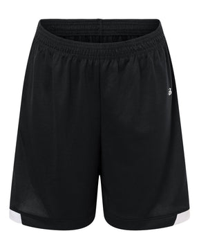 Badger Youth On The Rise Shorts. 2301 - Black/ White