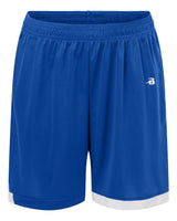 Badger Youth On The Rise Shorts. 2301 - Royal/ White