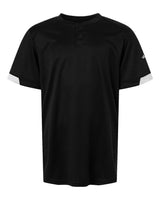 Alleson Athletic Youth On The Rise Two Button Jersey. 2950 - Black/ White