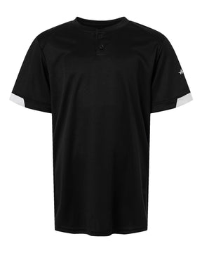 Alleson Athletic Youth On The Rise Two Button Jersey. 2950 - Black/ White