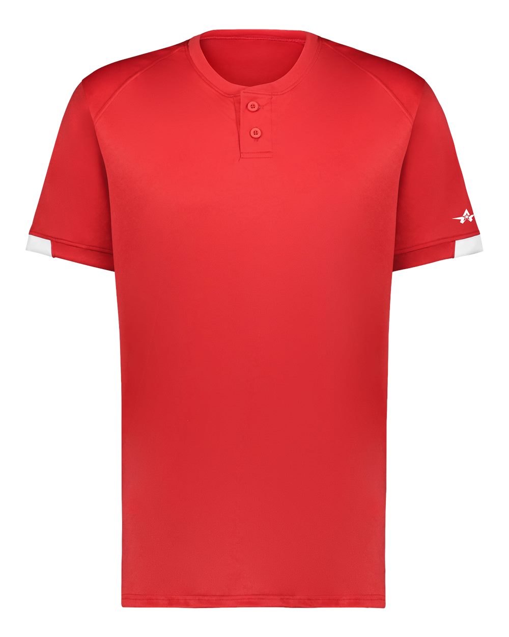 Alleson Athletic Youth On The Rise Two Button Jersey. 2950 - Red/ White