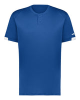 Alleson Athletic Youth On The Rise Two Button Jersey. 2950 - Royal/ White
