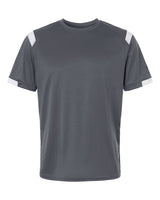 Badger Men's On The Rise T-Shirt. 4251 - Graphite/ White