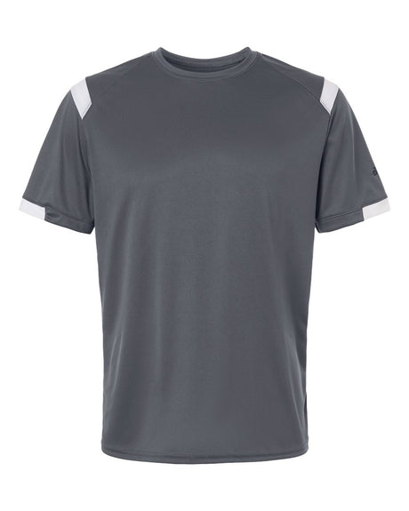 Badger Men's On The Rise T-Shirt. 4251 - Graphite/ White