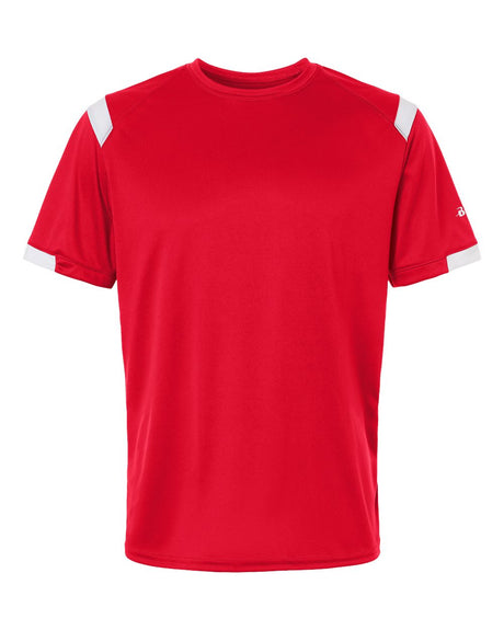 Badger Men's On The Rise T-Shirt. 4251 - Red/ White