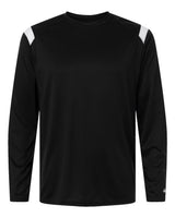 Badger Unisex On The Rise Long Sleeve T-Shirt. 4255 - Black/ White