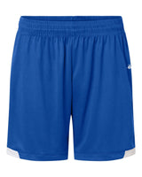 Badger Men's On The Rise Shorts. 7101 - Royal/ White