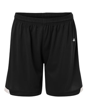 Badger Women's On The Rise Shorts. 7102 - Black/ White
