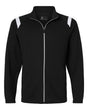 Badger Men's On The Rise Outercore Warm-up Jacket. 7725 - Black/ White