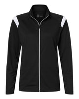 Badger Women's On The Rise Outercore Warm-Up Jacket. 7925 - Black/ White