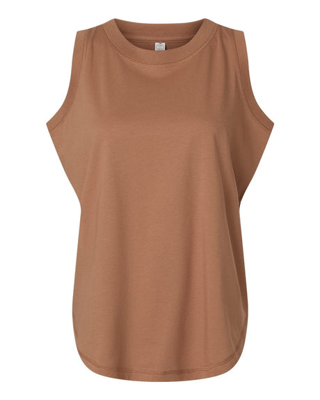 LAT Women's Relaxed Fine Jersey Tank. 3592 - Canyon