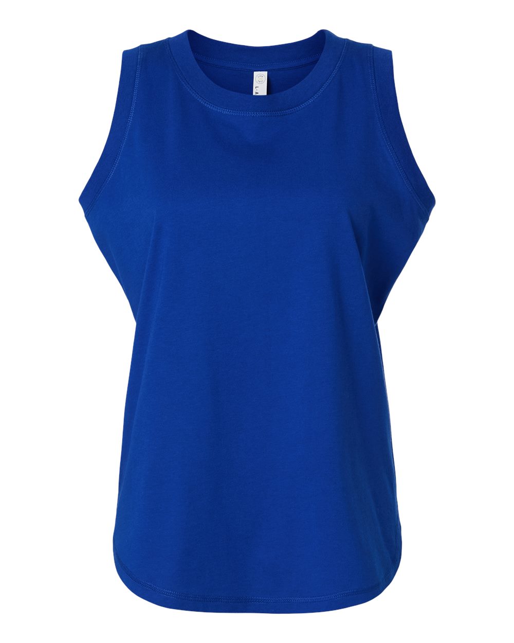 LAT Women's Relaxed Fine Jersey Tank. 3592 - Royal