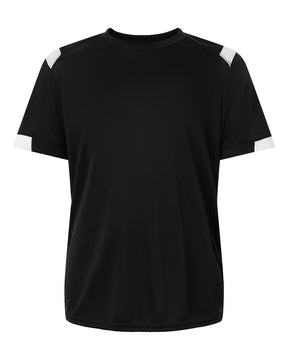 Badger Youth On The Rise T-Shirt. 2251 - Black/ White