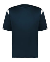Badger Youth On The Rise T-Shirt. 2251 - Navy/ White