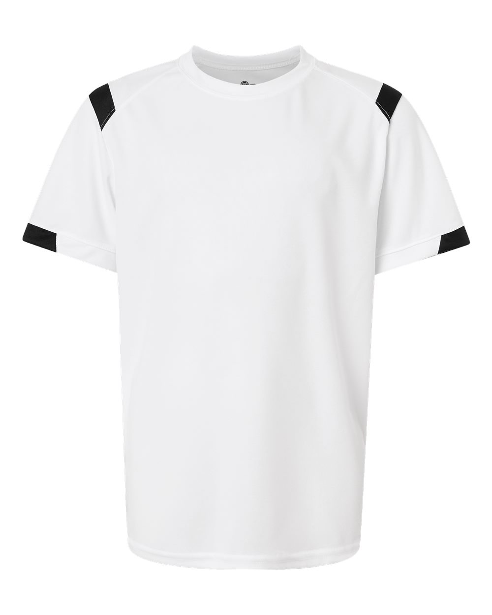Badger Youth On The Rise T-Shirt. 2251 - White/ Black