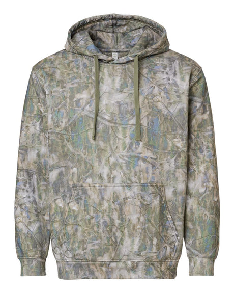 LAT Unisex Elevated Fleece Hoodie Sweatshirt. 6926 - Sage Timberwood