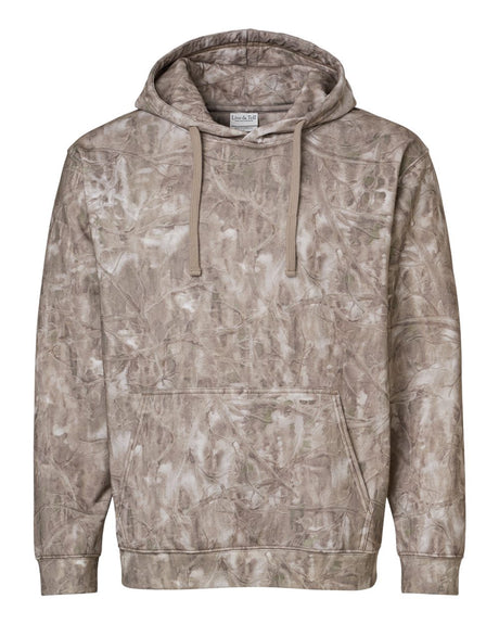 LAT Unisex Elevated Fleece Hoodie Sweatshirt. 6926 - Sand Timberwood