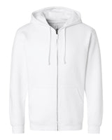 LAT Unisex Full-Zip Hoodie Sweatshirt. 6927 - White