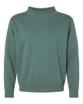 LAT Unisex Mock Neck Fleece Sweatshirt. 6928 - Basil