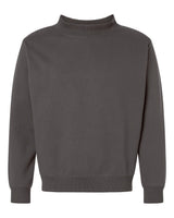 LAT Unisex Mock Neck Fleece Sweatshirt. 6928 - Charcoal