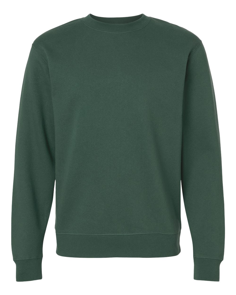 Independent Trading Co. Unisex Midweight Crewneck Sweatshirt. SS3000 - Alpine Green