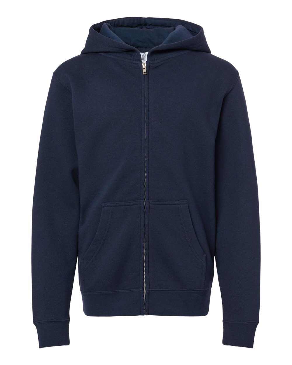 Independent Trading Co. Youth Midweight Full-Zip Hooded Sweatshirt. SS4001YZ - Classic Navy