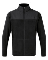 Onna Men's Agility Panelled Fleece Full-Zip Jacket. NN800 - Exact Black