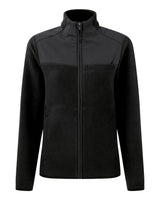 Onna Women's Agility Panelled Fleece Full-Zip Jacket. NN802 - Exact Black