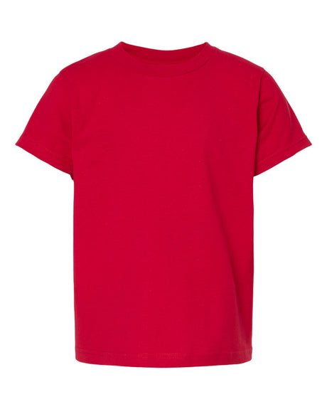 M&O Youth ACE Cotton T-Shirt. 4300Y - Deep Red
