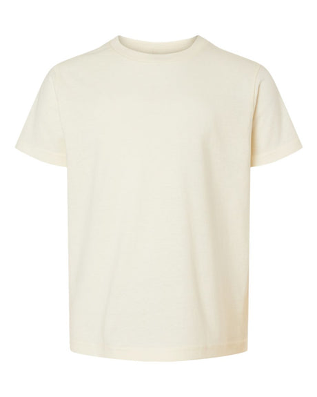 M&O Youth ACE Cotton T-Shirt. 4300Y - Natural