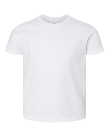 M&O Youth ACE Cotton T-Shirt. 4300Y - White