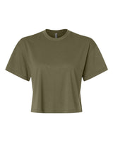Next Level Women's Ideal Crop Top. 1580 - Military Green