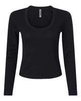 Next Level Women's Ideal Thermal Long Sleeve Shirt. 8212 - Black