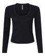 Next Level Women's Ideal Thermal Long Sleeve Shirt. 8212 - Black