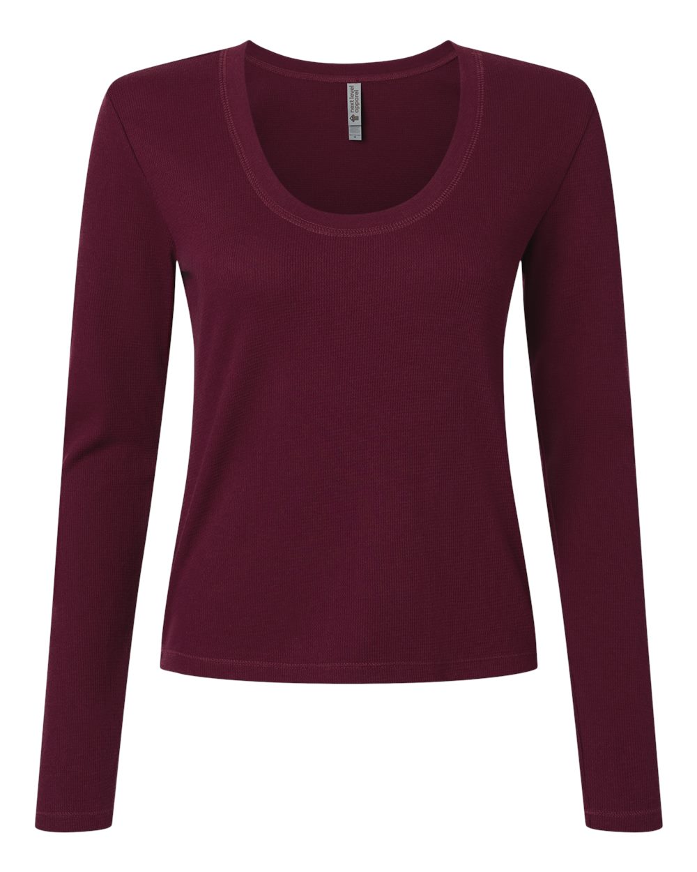 Next Level Women's Ideal Thermal Long Sleeve Shirt. 8212 - Maroon