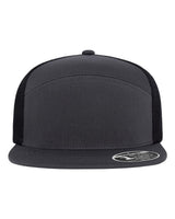 Flexfit 110® Mesh Arch Cap. 110AR1 - Charcoal/ Black