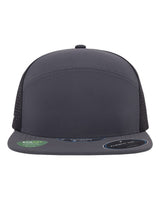 Flexfit 110® Premium Arch Perforated Cap. 110AR3 - Charcoal/ Black