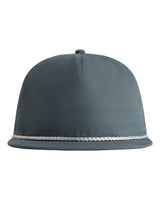 Imperial The Original Rope Five-Panel Cap. DNA001 - Breaker Blue/ White
