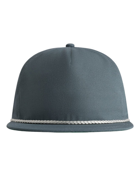 Imperial The Original Rope Five-Panel Cap. DNA001 - Breaker Blue/ White
