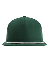 Imperial The Original Rope Five-Panel Cap. DNA001 - Forest Green/ White