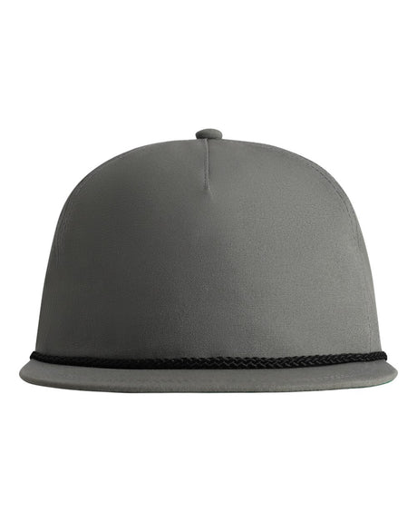 Imperial The Original Rope Five-Panel Cap. DNA001 - Frost Grey/ Black