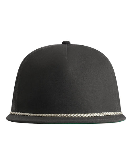 Imperial The Original Rope Five-Panel Cap. DNA001 - Graphite Grey/ Off White