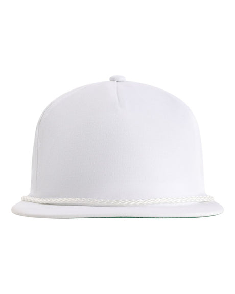 Imperial The Original Rope Five-Panel Cap. DNA001 - White/ White