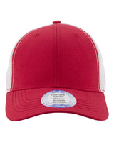 Infinity Her Women's Modern Trucker Cap. CHARLIE - Red/ White