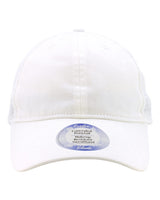 Infinity Her Women's Peached Twill Mesh Back Cap. ANNIE - White/ White