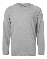 Paragon Unisex Performance Hooded Long Sleeve T-Shirt. 256 - Black Heather