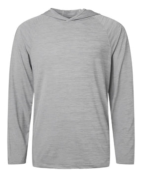 Paragon Unisex Performance Hooded Long Sleeve T-Shirt. 256 - Black Heather